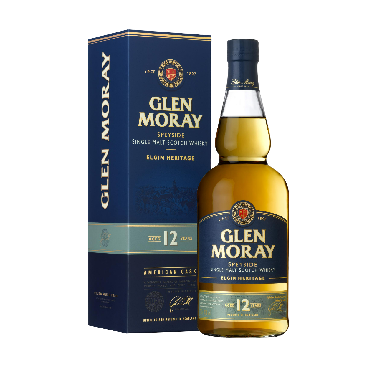 Glen Moray Single Malt Heritage 12Yo 70cl